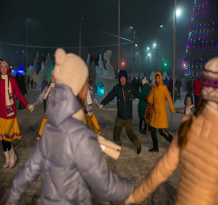 В новогодние праздники Татышев-парк посетили более 30 тысяч человек