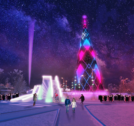 Новогодний Татышев-парк станет пространством светопритяжения
