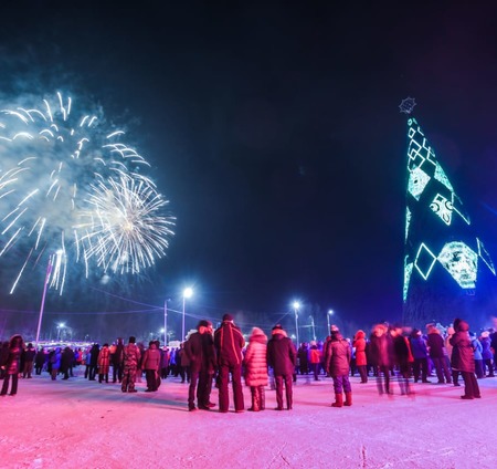 Красноярцы отпразднуют новогоднюю ночь в Татышев-парке!