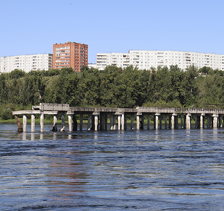 Новый пешеходный мост соединит остров Татышев с Зелёной рощей